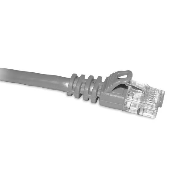 Enet Cat6 Gray 6 Foot Patch Cable w/ Snagless Molded Boot (Utp), Enet, Mfr#: C6-GY-6-ENC